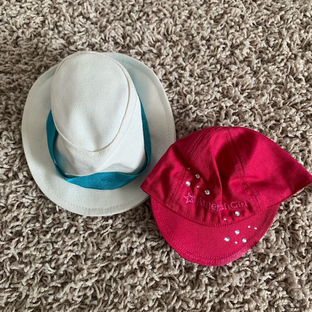 4 American girl doll hats